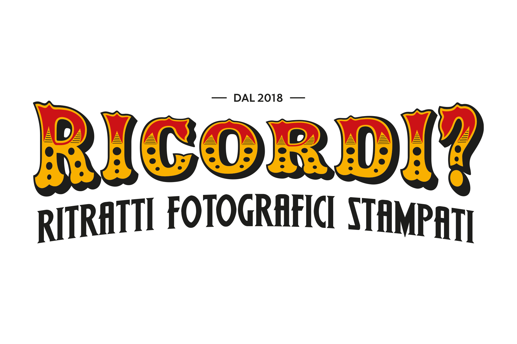 RICORDI? Ritratti Fotografici Stampati: il logo